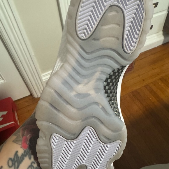 White and Gray Athletic Sneakers - Picture 7 of 11